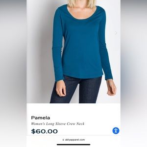 Ably long sleeve blue shirt